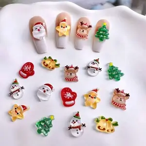 Christmas nail charms for festive nails