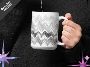 Hidden Message Coffee Mug: What The Actual F*ck - Sarcastic Woven Ceramic