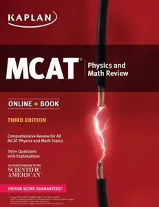 USED-MCAT Physics and Math Review: Online + Book (Kaplan Test Prep) by Kaplan Test Prep (Paperback)