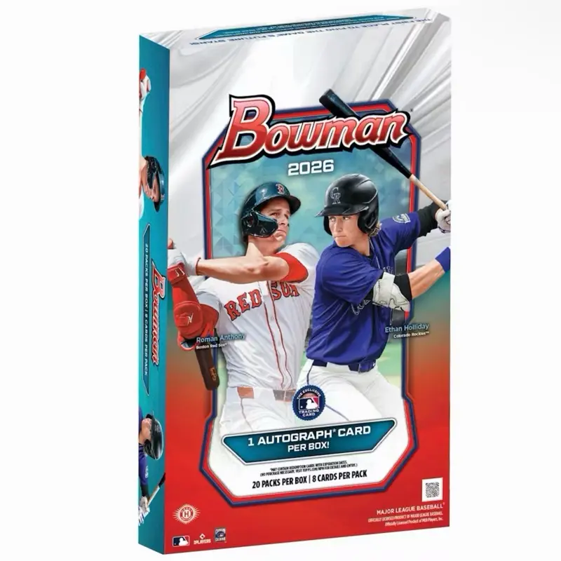 2026 Bowman Baseball Hobby Box - Sealed Wax