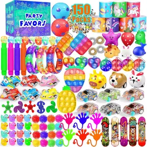 Party Favors for Kids 8-12 4-8, 150-Pack Fidget Toys Bulk, Treasure Box Toys for Classroom, Stocking Stuffers Goodie Bags, Classroom Prizes, Birthday Holiday Valentines Day for Boys Girls