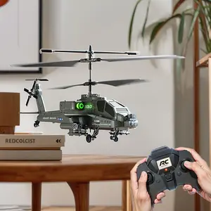 Remote Control Military Helicopter Toy, 1:48 Scale Fighter Jet Model, 2.4g Control, Suitable for Kids Aged 8+, Requires Batteries Not Included