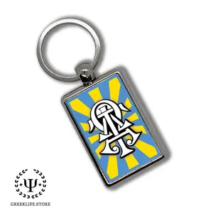 Alpha Tau Omega Keychain Rectangular