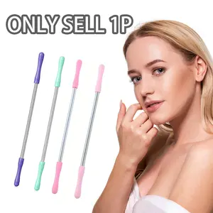 1pc Facial Hair Removal Spring, Portable Epilator Coil Tool, Manual Threading Design, Lightweight And Easy To Operate, Suitable For Cheeks, Chin, Upper Lip, Neck Area, Simple Beauty Tool For Daily Facial Grooming For Women