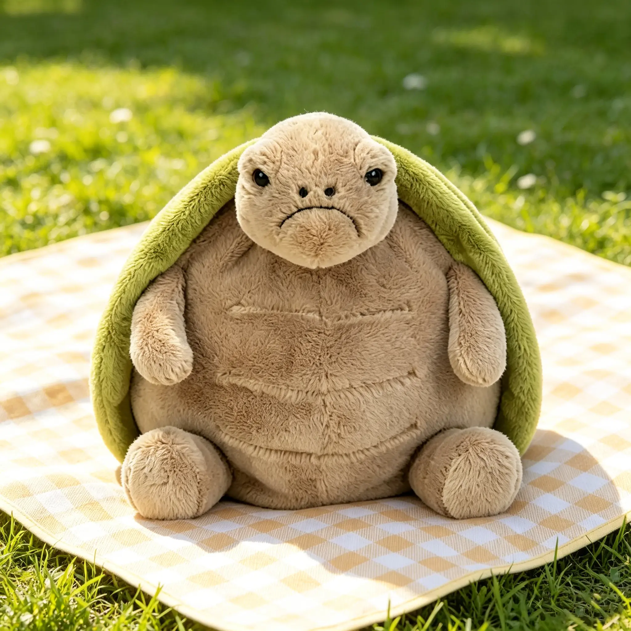 Soft Fluffy Timmy Turtle Plush 28CM, Adorable Stuffed Turtle Decor, Universal Present for Valentine’s Day, Christmas, Mother’s Day & Daily Gifting