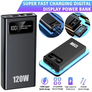 【FathersDayGift】20000mAh 22.5W Ultra Fast Power Bank USB-C PD Portable Charger for iPhone 16 Series Galaxy S23 Tablets Dual Input Output LED Display Slim External Battery Pack