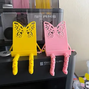 Butterfly Phone Stand with Dangle Legs | Cute Desk Phone Holder | Aesthetic Phone Stand