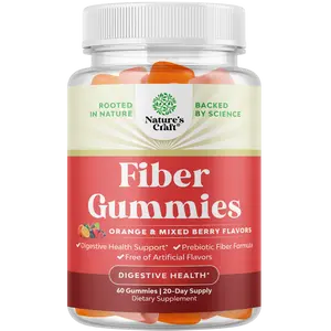 Nature's Craft Fiber Gummies - High Fiber Supplement Gummies Vitamins Nature's Craft Fiber Gummies - High Fiber Supplement Gummies Vitamins