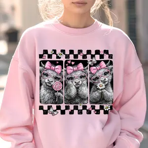 Cute Easter Highland Cow Unisex T-Shirt/Sweatshirt/Hoodie, Retro Easter Sweatshirt, Western Halftone Easter Hoodie, Cute Cow Shirt, Happy Easter Shirt, Highland Cow Easter