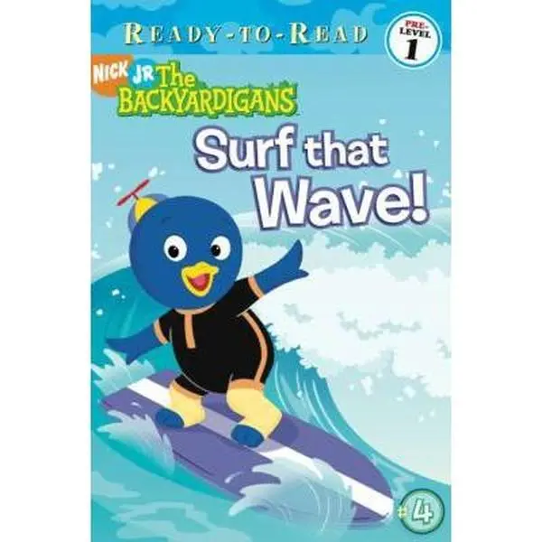 USED Book - Surf That Wave! (Backyardigans Ready-To-Read, Pre-Level 1) by Ricci, Christine (Paperback) - english