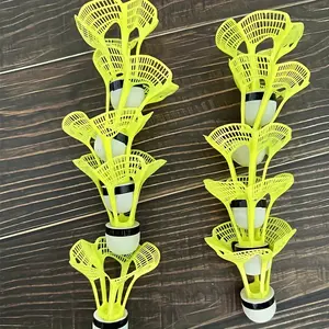 10 Pieces Windproof Nylon Badminton-Durable PA Material, Flight Stability, Suitable Outdoor Badminton Training and Sports-Badminton Enthusiasts and Athletes-Outdoor Activities and Sports Gifts