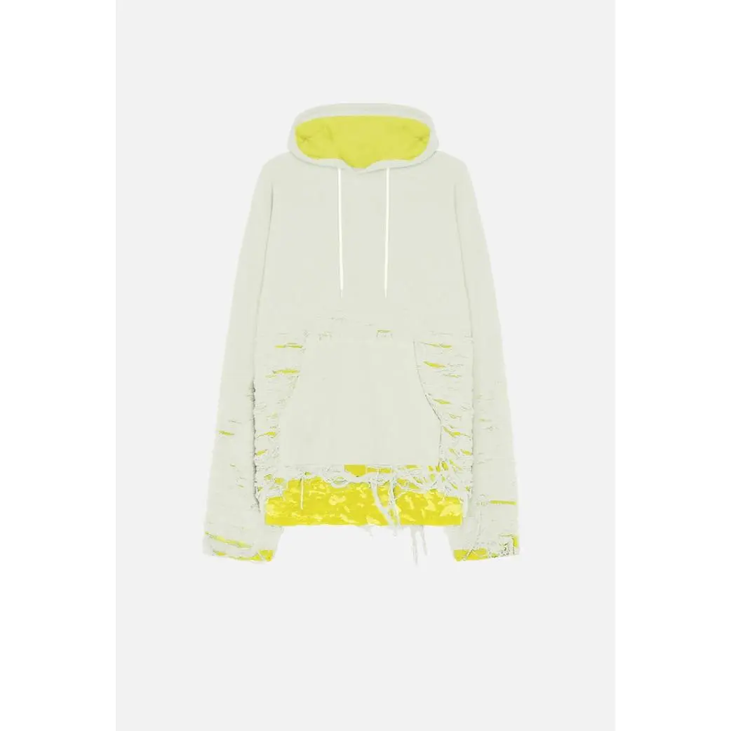 JOHN ELLIOTT REVERSE BURN-OUT HOODIE Mens Apparel
