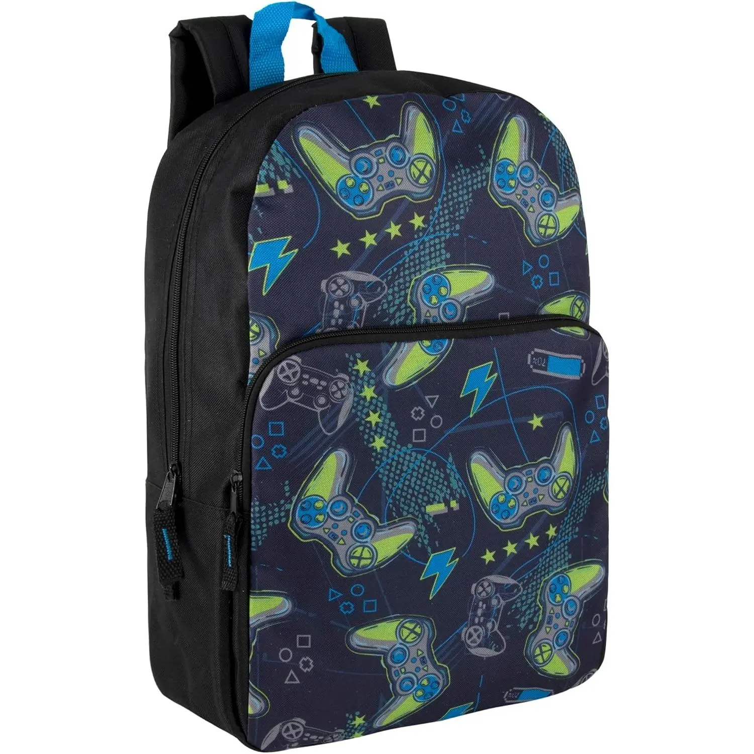 Trail maker Fun School Backpack for Elementary Middle School Girls and Boys | 17 Inch Printed Backpacks for School Kids, Travel (You've Got Game)