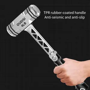 2/3/4-pound octagonal hammers, professional-grade heavy-duty combination hammers for masons and construction sites, one-piece construction for durability, integrated solid-head hammer, non-slip handle, multi-purpose hammer for breaking through walls