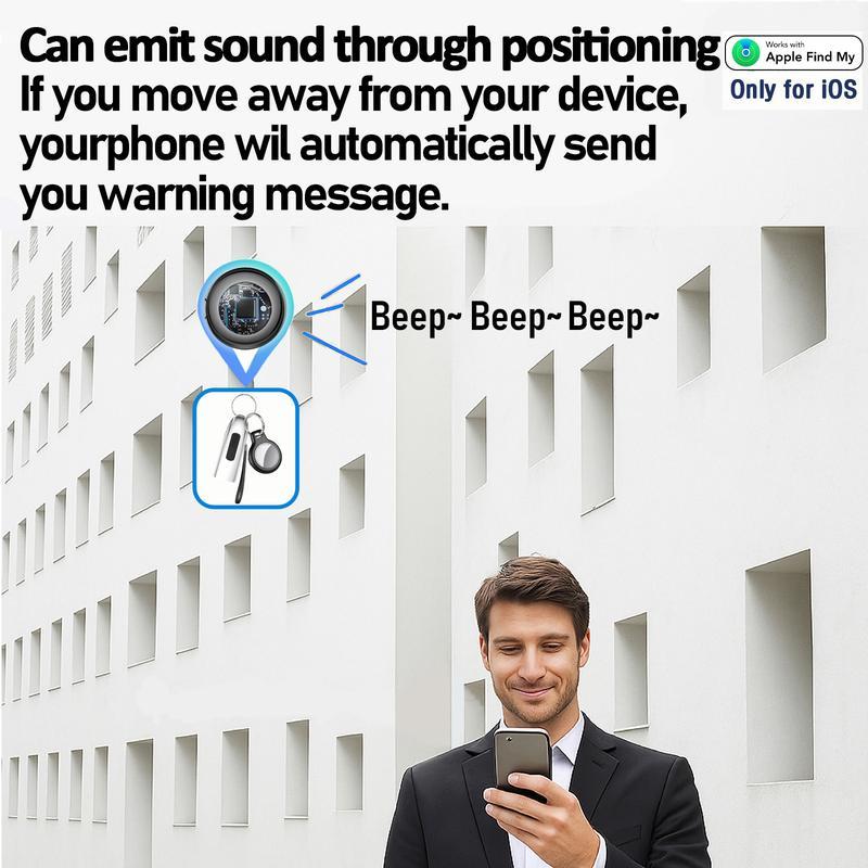 GPS Tracker for Car Mini Trackers Device with Weatherproof Magnetic Case No Monthly Fee Best Hidden GPS Trackers Anti-lost Device Works with Apple Find My Fathersdaygift