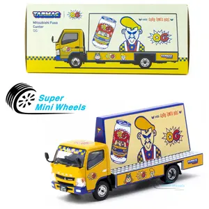 Tarmac Works 1:64 Mitsubishi Fuso Canter OG Billboard Truck – Yellow