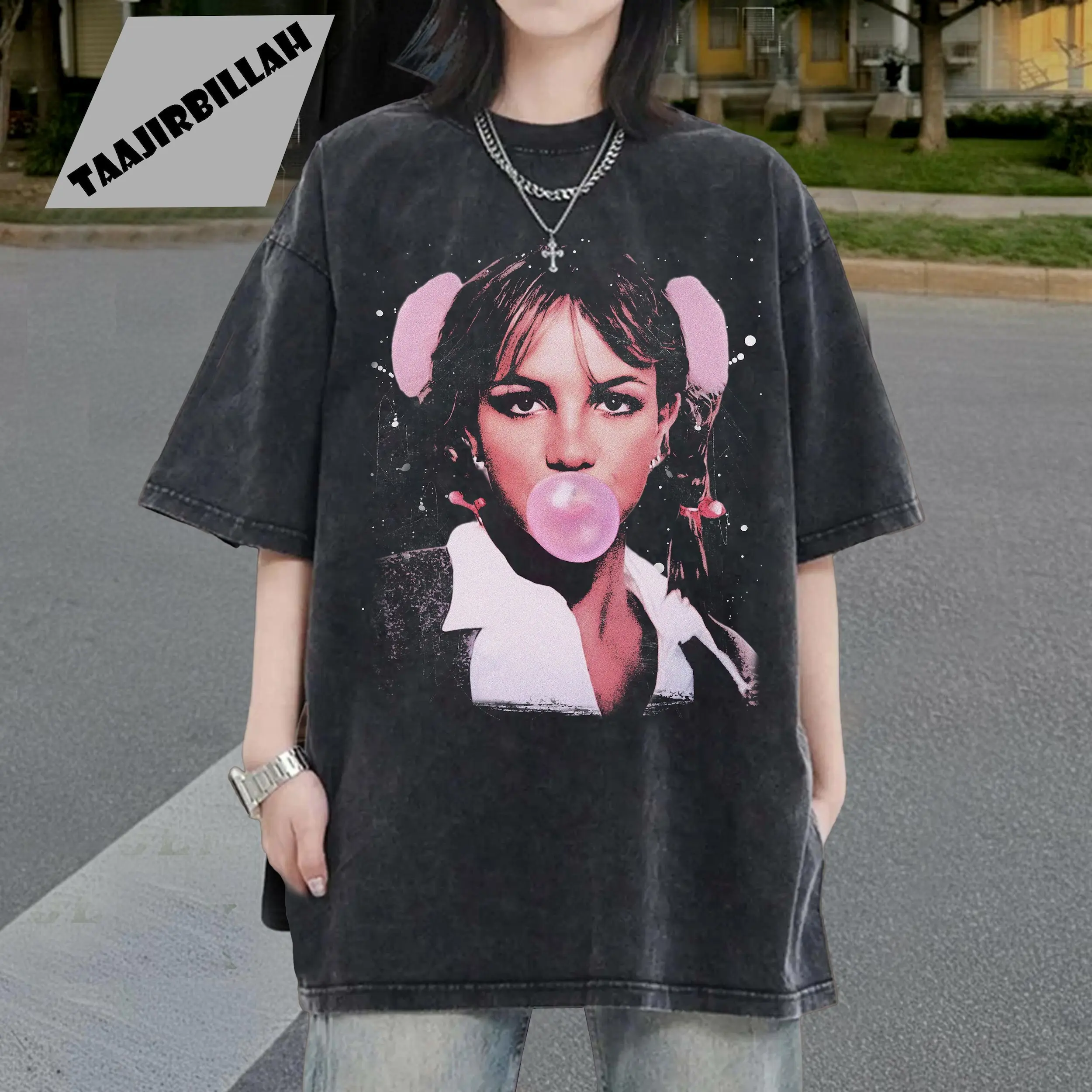 Comfort Colors Spears Y2k Graphic Tee, Spears Music Pop T-Shirt for Men and Women