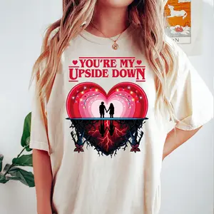 Stranger Valentine Shirt, You Are My Upside Down Tee, Retro 80s Love Shirt, Happy Valentines Day Hawkin, Eleven shirt