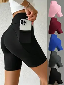 5-Piece Summer Athletic Shorts for Women, 5" Inseam High Stretch, 2 Side Pockets, 4-Way Stretch Quick Dry, for Spring Running, Tennis & Workout
