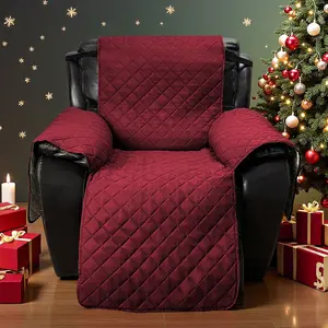 Waterproof Recliner Cover - Non-Slip Granule Bottom & Elastic Straps, Universal Stretch Fit, Easy Clean Furniture Protector #TikTokShopCyberMonday