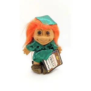 Troll Doll Russ Peter Pan Orange Hair Vintage Retro 5 inch Gift