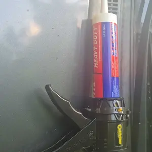 SILIGUN Caulking Gun - Patent Design - Anti Drip Mechanism - 12:1 Thrust Ratio