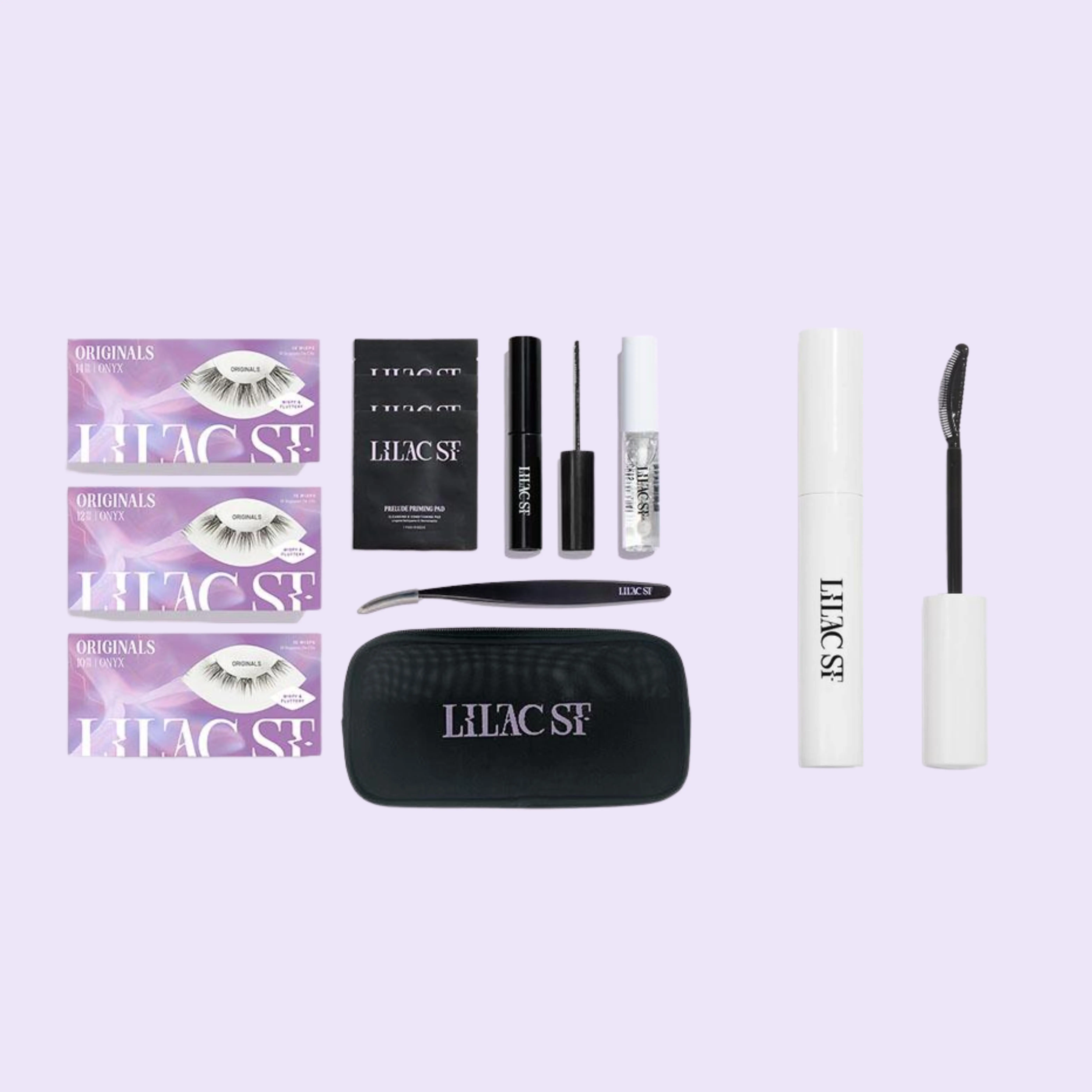 Lilac St. Eternal Cluster Lash Kit and Bond Breaker Bundle – 30 Individual Natural Lash Clusters with our Bond, Seal Applicator and Cluster Lash Removal Serum