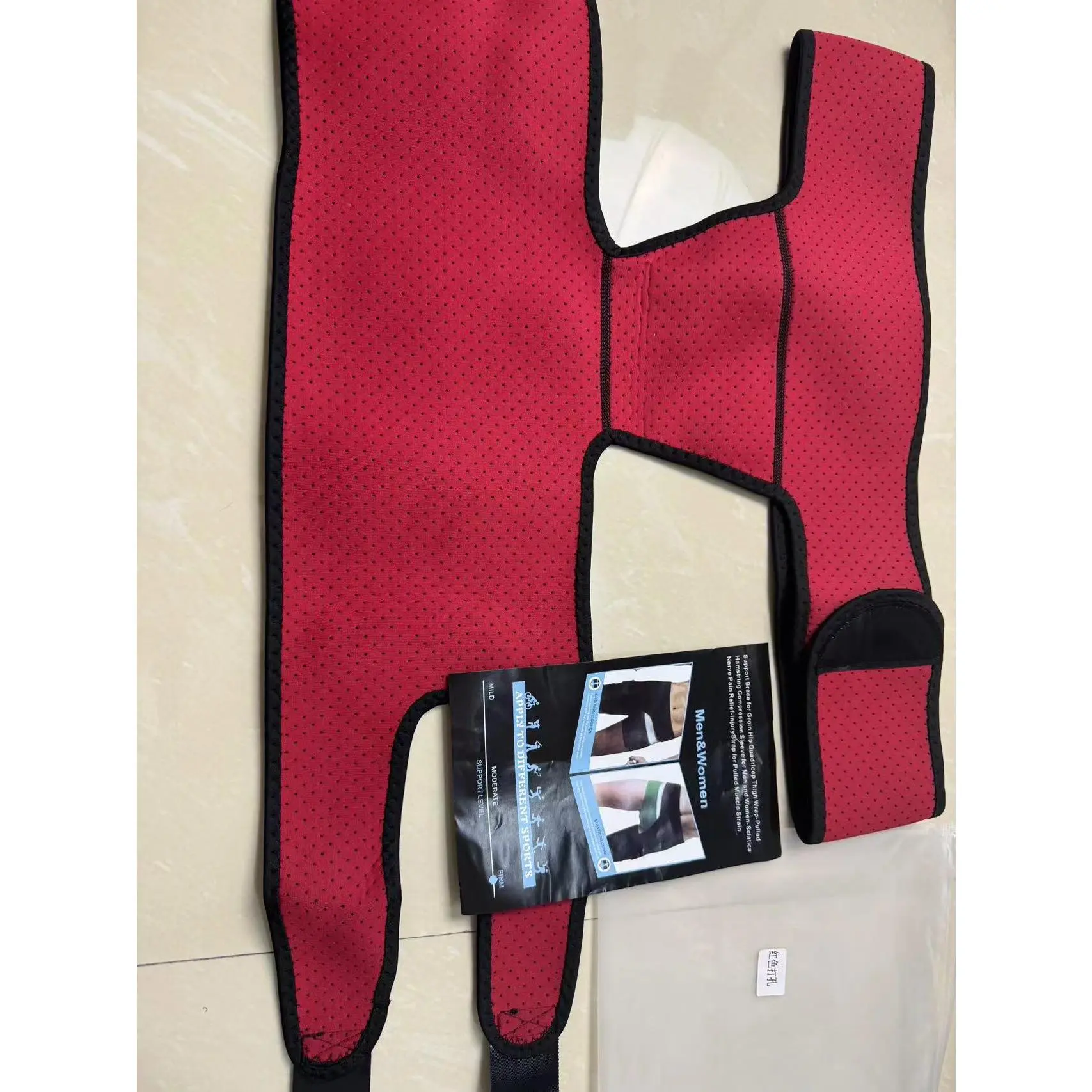 Thigh Brace - Hamstring Quad Wrap - Adjustable Compression Sleeve Support for Pulled Groin Muscle, Sprains, Quadricep, Tendinitis, Workouts, Sciatica Pain and Sports Recovery - Men, Women Thigh Brace - Hamstring Quad Wrap - Adjustable Compression Sleeve Support for Pulled Groin Muscle, Sprains, Quadricep, Tendinitis, Workouts, Sciatica Pain and Sports Recovery - Men, Women