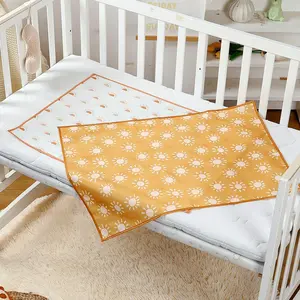 Baby Bed Fitted Sheet, Soft Comfortable Breathable Bedding Sheet, Baby Bedding Supplies for Home and Travel, Fitted Crib Sheets