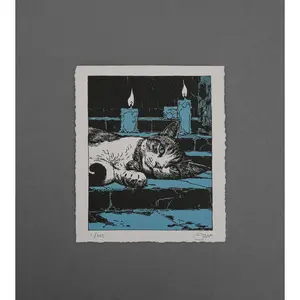 Blue Past - High-Quality Print