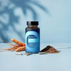 O'blossom Stress Release – Fast-Acting Stress Support with Ashwagandha Extract Improves Mood Relaxation Cognitive Function and Mental Alertness Enhances Sleep Quality and Well-Being 30 Capsules Anxiety