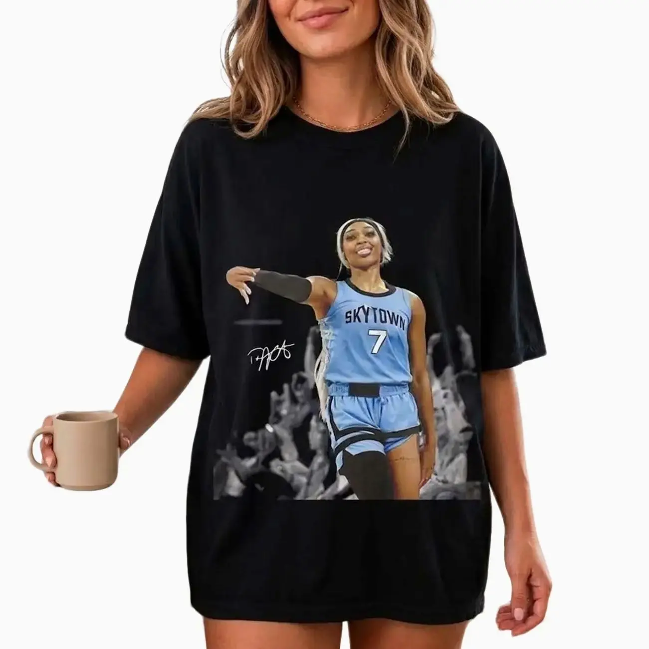 Vintage 90s DiJonai Carrington 7 Shirt, Retro Basketball Graphic Tee, Game Day Fan Gift, Cotton