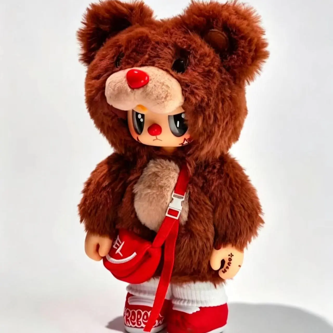 Rebel Bear - shoulder bag movable toy doll Blind Box collection