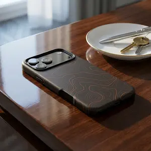 Topographical Map Phone Case | Contour Map Design