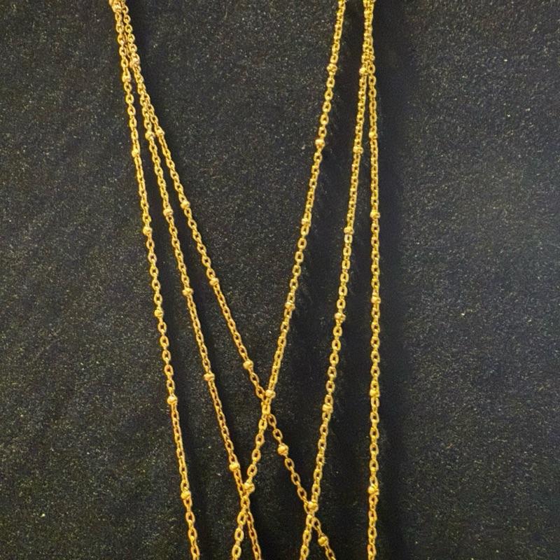 Yellow Gold Stainless Steel Zodiac Sign Necklace - Gold Chain with Coin Charms for Zodiac Lovers