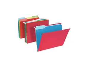 Pendaflex Hanging File Folder Combo Kit Letter Assorted Colors 25 Sets 99199