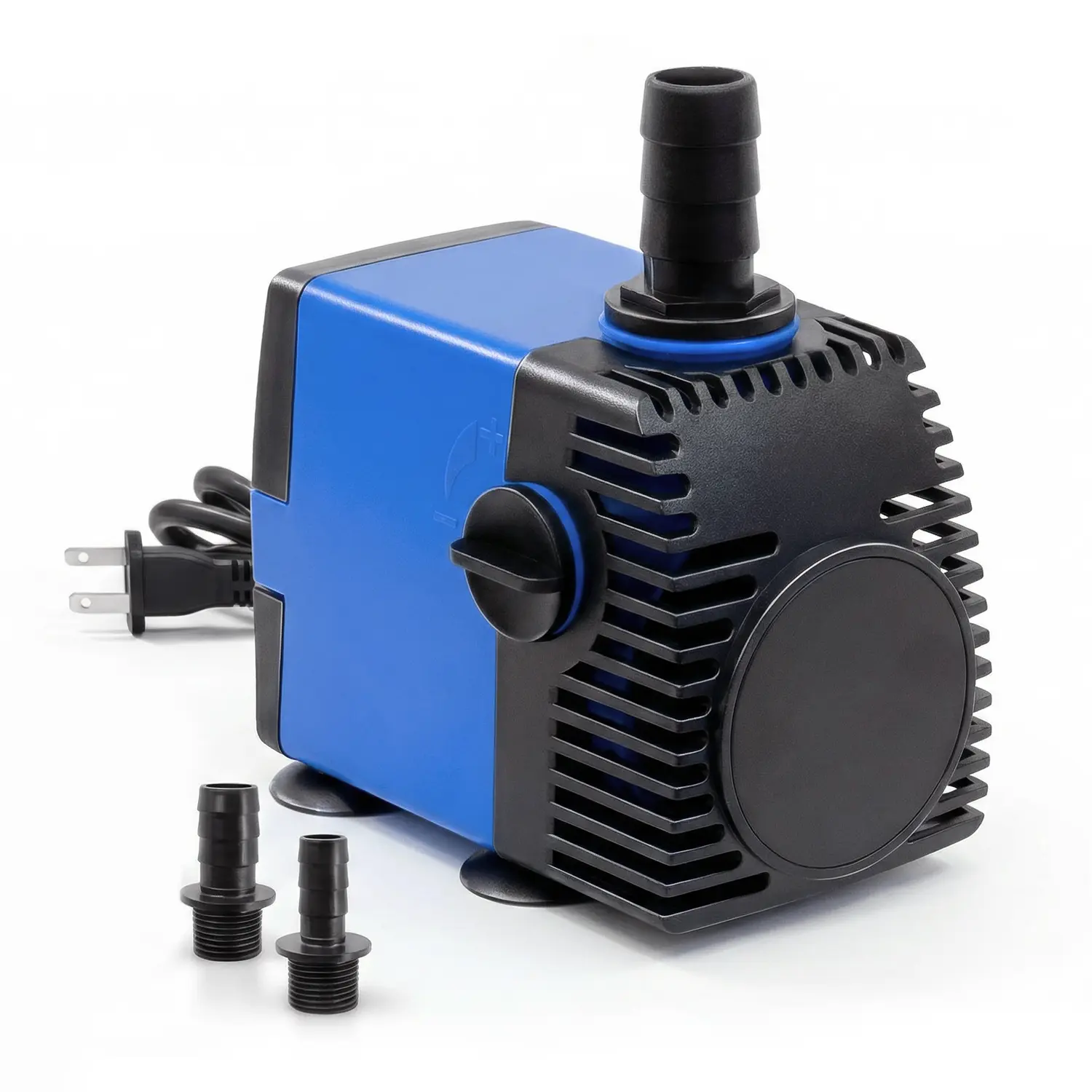 Aqua Dream Classic Submersible Water Pump for Aquariums & Fountains, 530 GPH Submersible Water Pumps with Adjustable High-Lift, Easy-Clean, Pond-Safe Design, 6-ft Plug, 1/2, 3/4, 3/5 ID Tubing Adapters, 3.75" L x 2.75" W x 3.75" H, Power Supply, Adjustabl