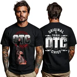 Roman Reigns OTC T-Shirt Smackdown Wrestling Tee, Roman Reigns Workout Shirt, Fashion Cotton, Full Colors, Full Sizes, For Men, For Women