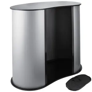 【Summervibes】Trade Show Pop Up Podium Banner Stand Counter Display Table