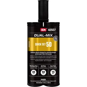 SEM Paints SEM40507 7 oz 50 Second Dual-Mix Quick Set
