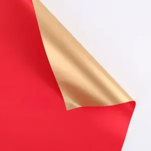 Luxury Paper for Flower Packaging, Pearl Finish Material, Dual Tone Design, Elegant Series, 1 Pack, High-End Gift Wrapping