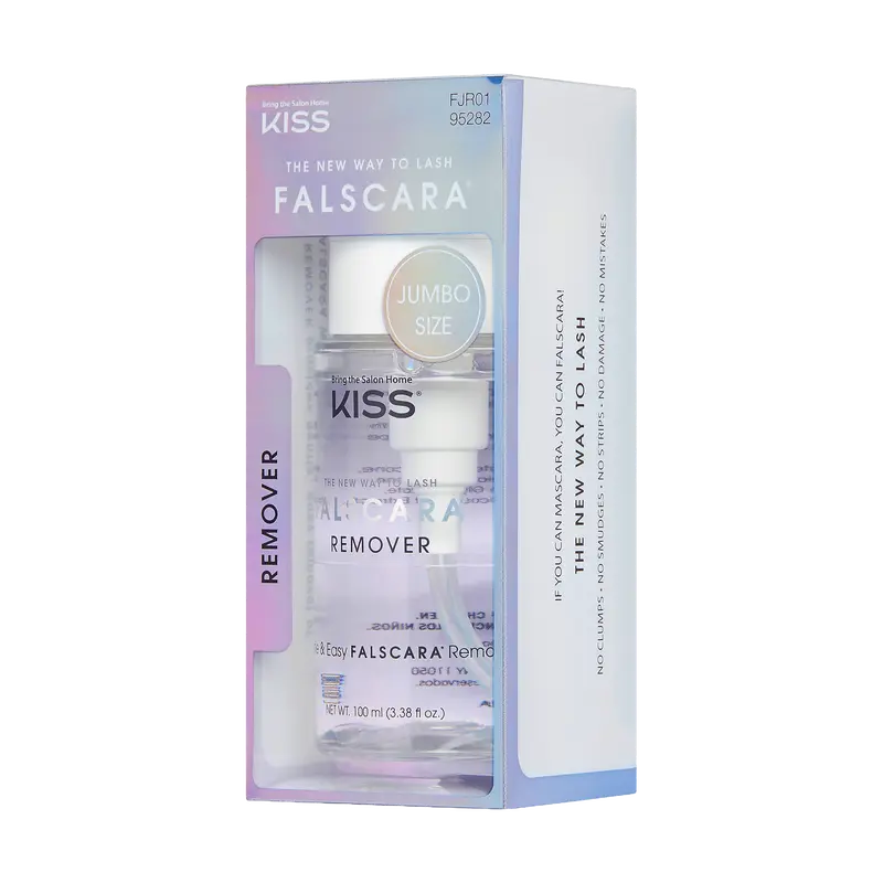 Falscara False Lash Remover - Jumbo | DIY Lash Extension Remover, Eye Makeup Remover, Rosewater Infused, 3.38 oz