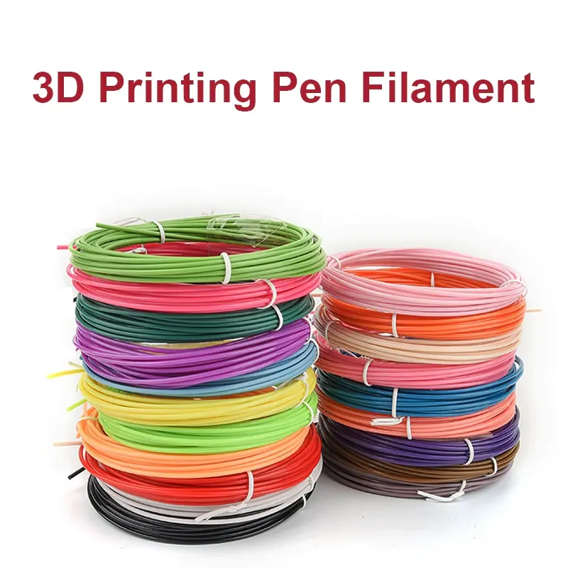 20 Color 3D Printing Pen Consumables, 1.75mm Pla Filament, Random Colors, 3D Printer Refill Kit, Ideal for Creative Projects