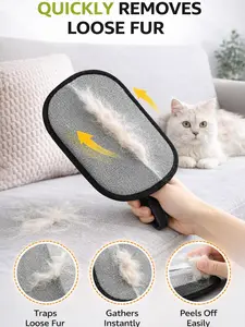 Pet Hair Remover Brush Reusable Lint Remover for Dog & Cat Hair Furniture Sofa Carpet Cleaner
