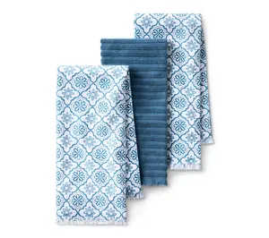 Draper James Geometric Floral Kitchen Towel 3-Pack Set
