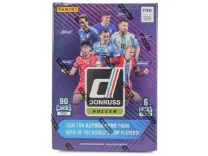 2024-25 Panini Donruss Soccer Blue Cubic Blaster Trading Cards LV