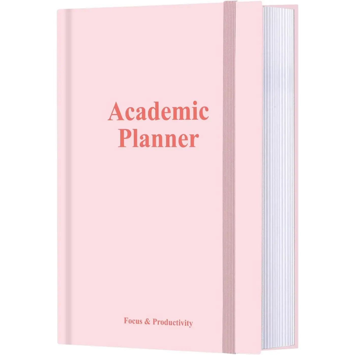 Academic Planner 2025-2026 - Undated Weekly Student Planner For Homeschool, High School, College &  Students, 5.8" x 8.5", Pink
