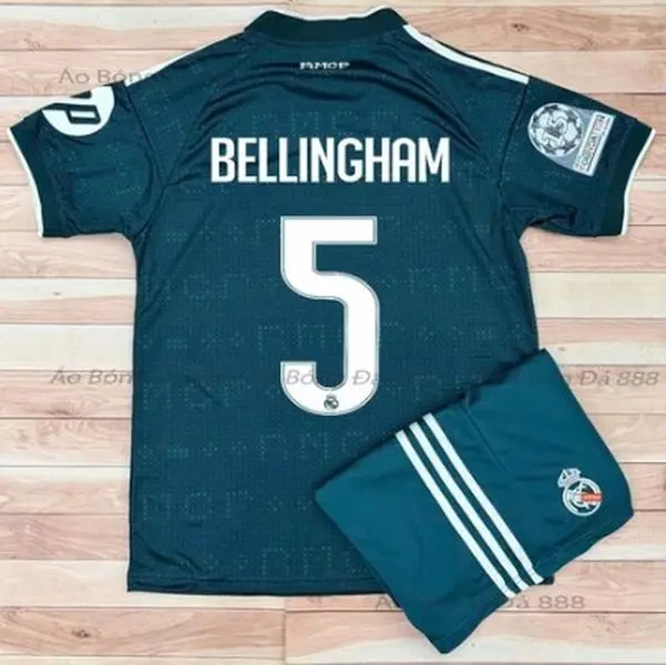 Men’s Dark Teal Soccer Jersey & Shorts Set No.5 | Breathable Quick-Dry Football Uniform | Lightweight Athletic Training Sportswear