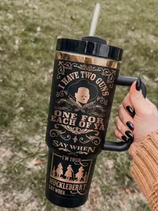 Doc Holliday Tumbler Val Kilmer Tombstone Tribute for Movie Buffs & Western Fans