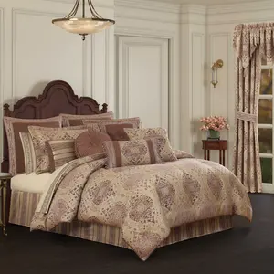 Weston Terracotta 4 Piece Comforter Set